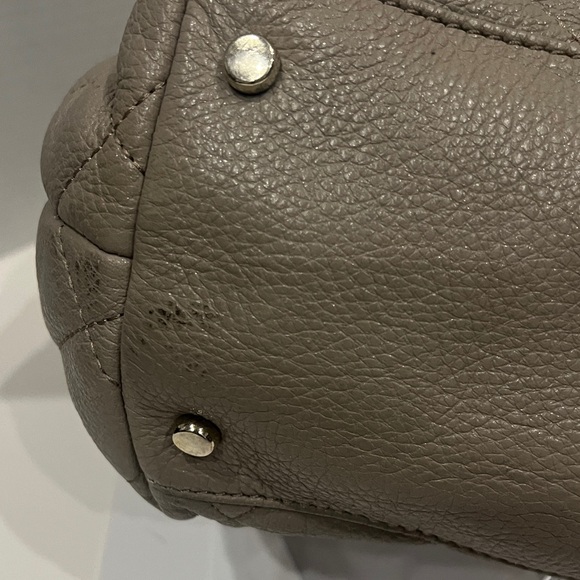 Kate‎ Spade Quilted Leather Tote Bag - Taupe - Picture 11 of 13